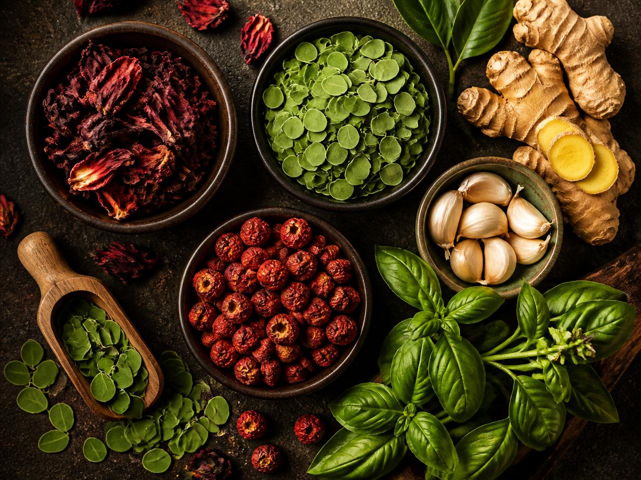 The 18 natural herbs inside Hyperticare herbal tea